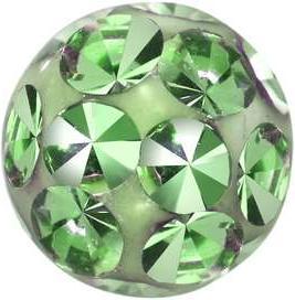 Produktbild Bijouteria Piercingverschluss (Kristall, Edelstahl, Epoxiharz)