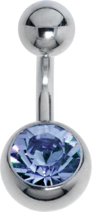 Bijouteria Bauchpiercing (Titan, Kristall)