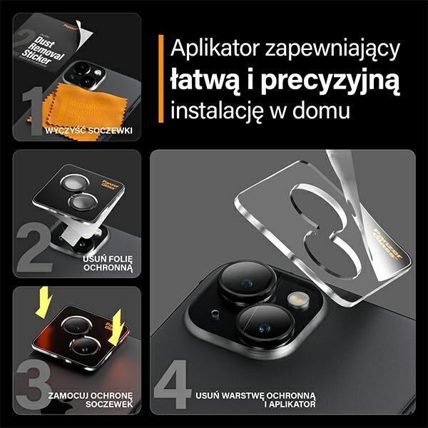 Immagine prodotto PanzerGlass Protezione lente fotocamera Hoops (1 Pezzo/i, Apple iPhone 15)