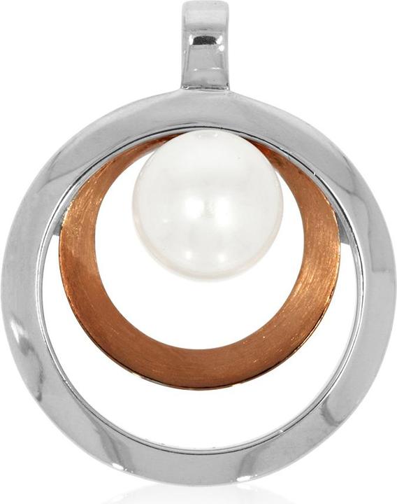 Produktbild Xen Anhänger bicolor mit 10 mm Süsswasserzuchtperle (One Size, 925 Silber)