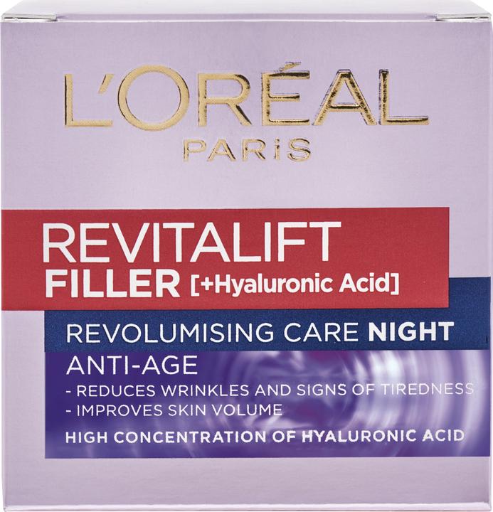 Produktbild L'Oréal Paris L'Oréal - Revitalift Filler (HA) Night Cream 50 ml (50 ml, Nachtcreme)