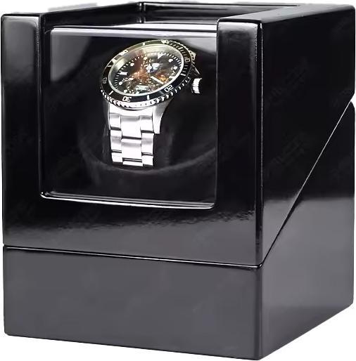 Produktbild Cbx Eleganter Uhrenbeweger für 1 Uhr, Watchwinder Schwarz poliert (1 x)