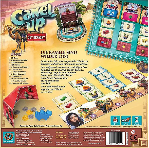 Image du produit Asmodée PRGD0002 - Camel Up Well Packed, jeu de société, pour 3-5 joueurs à partir de 8 ans (édition DE) (Allemand)