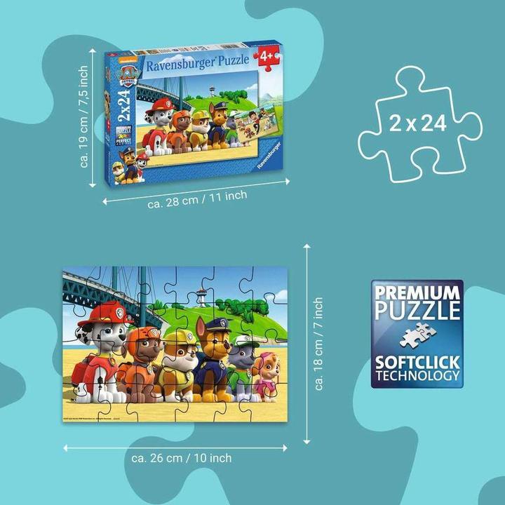 Immagine prodotto Ravensburger PAW: Cani eroici (24 pezzi)