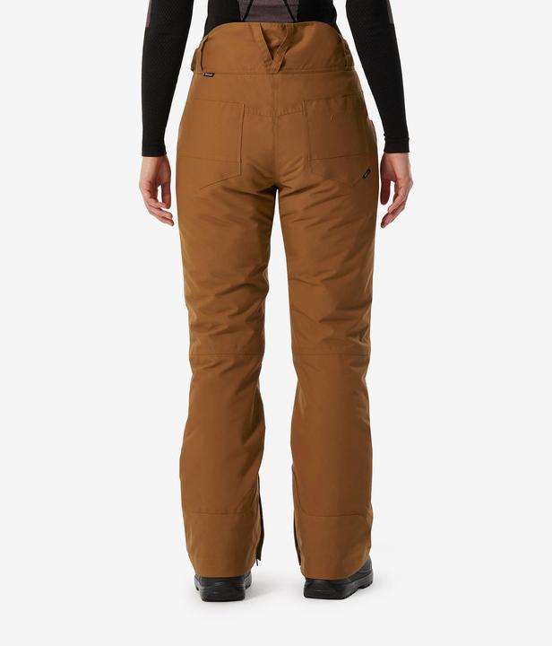 Actual product image Dreamscape Women's snowboard trousers ski trousers - SNB 500 camel (40)