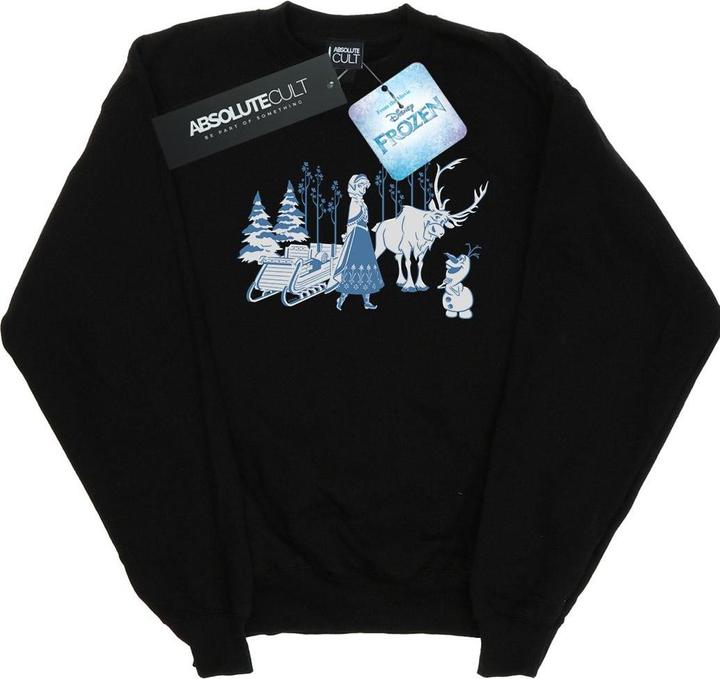 Produktbild Disney Frozen Anna Sven And Olaf Sweatshirt Mädchen (152, 158)