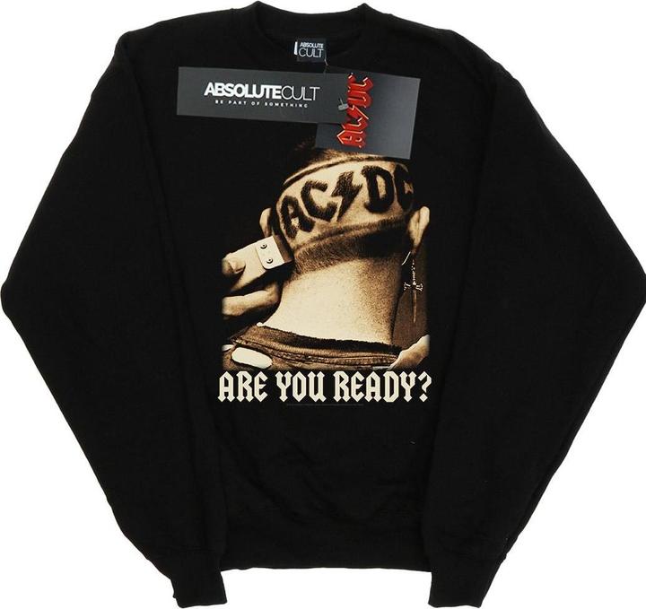 AC/DC Are You Ready Haar rasieren Baumwolle Sweatshirt