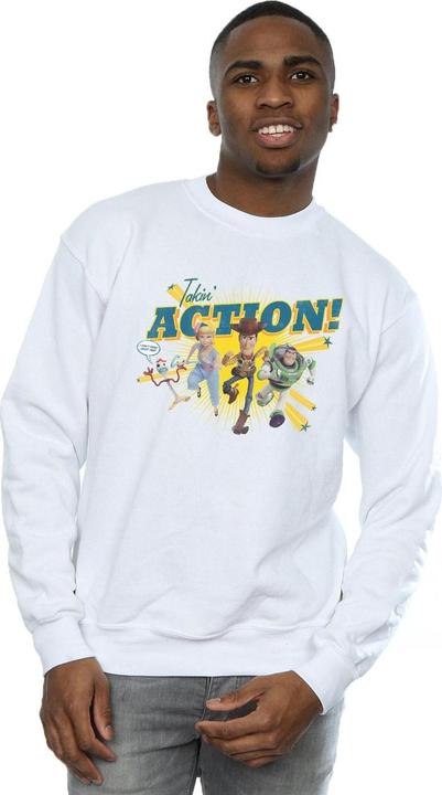Actual product image Disney Mens Toy Story 4 Takin' Action Sweatshirt (L)
