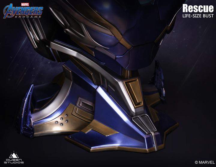 Actual product image Queen Studios Marvel's Avengers "Iron Man MK49 - Rescue Suit" 1/1 Lifesize Bust