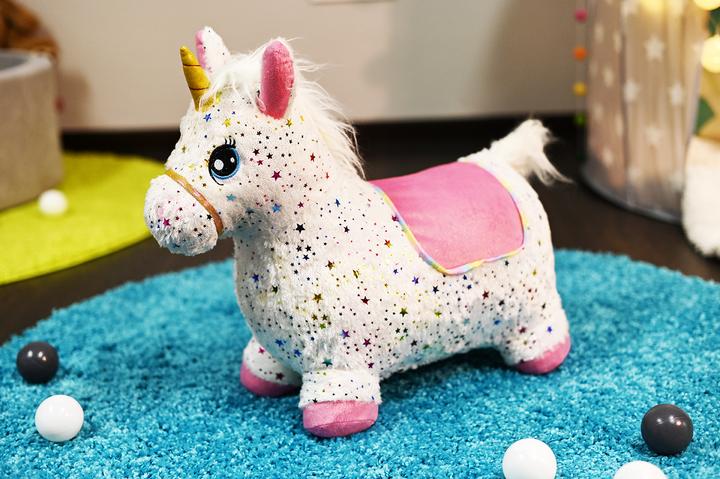 Actual product image Knorrtoys Bouncy animal unicorn colourful incl. air pump