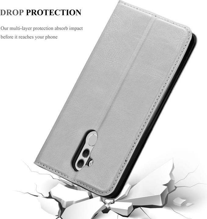Actual product image Cadorabo Book Invis. Magnetic cover (Mate 20 Lite)