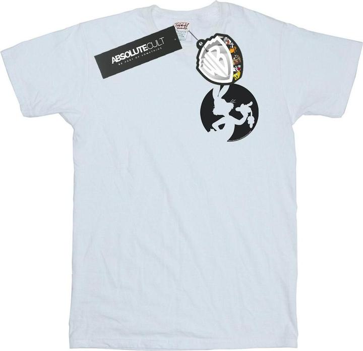 Looney Tunes Bugs Bunny Silhouette Breast Print TShirt (M)
