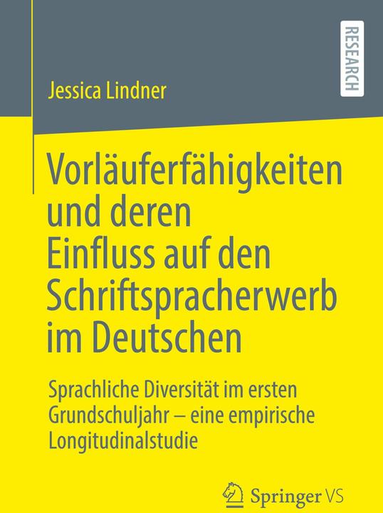 Actual product image Lindner:Vorläuferfähigkeiten und deren (German, Jessica Lindner)