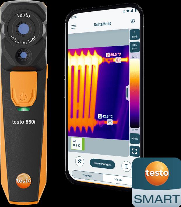 Actual product image Testo 860i Set Wärmebildkamera -20 bis 350 °C 9 Hz