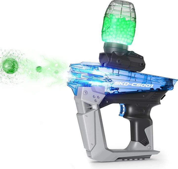 Actual product image Kids Cars SKD Blaster blue with illuminated ammunition