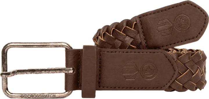 Crosshatch Taillengürtel Pretzel gewebter Stoff