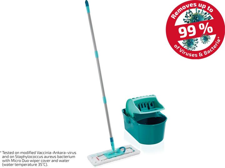 Leifheit Set Wischtuchpresse Profi Compact mit Bodenwischer (1 Stk.)