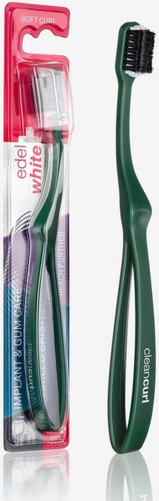 Produktbild Edel + White CleanCurl 3D Curved Zahnbürste (Mittel, 1 x)