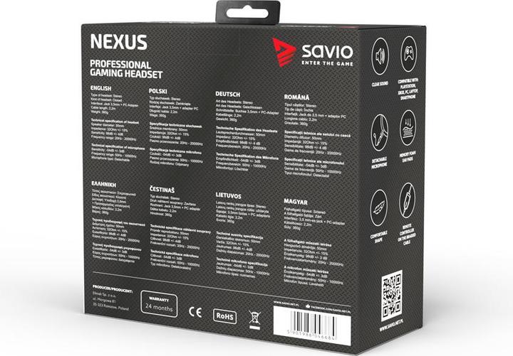 Image du produit Savio Nexus (Filaire)