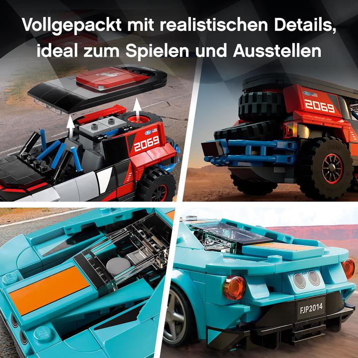 Image du produit LEGO Speed Champions Ford GT Heritage Edition et Bronco R (76905, LEGO Speed Champions)