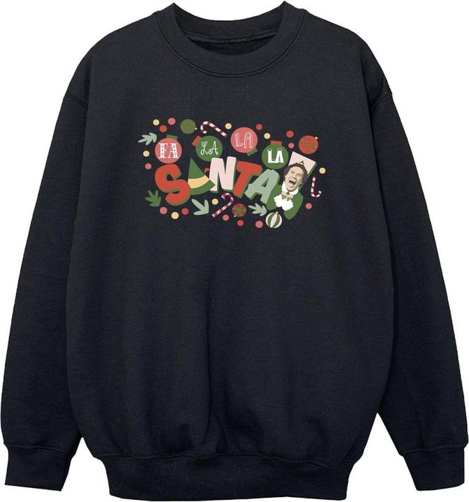 Actual product image Elf Boys Santa Fa La La Sweatshirt (128)