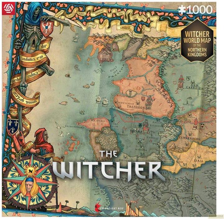Immagine prodotto Good Loot Mappa di The Witcher: Regno del Nord - Puzzle (1000 pezzi)
