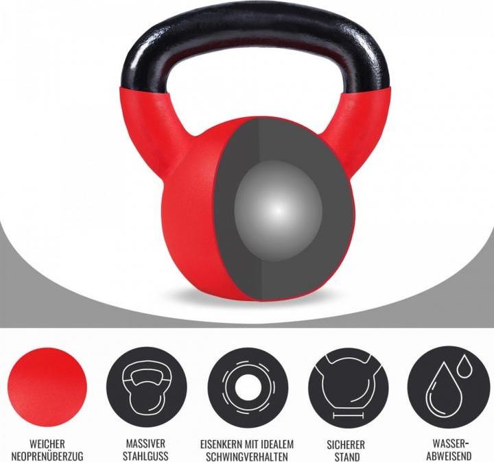Produktbild Gorilla Sports Kettlebell (1 x 16 kg, 1 x 20 kg, 2 x 3 kg, 1 x 8 kg, 1 x 32 kg, 1 x 24 kg, 1 x 22 kg, 1 x 18 kg, 1 x 12 kg, 1 x 28 kg, 1 x 14 kg, 1 x 30 kg)