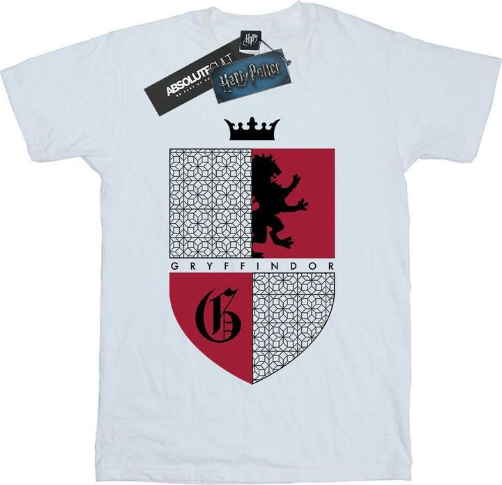 Actual product image Girls Gryffindor Shield Cotton T-Shirt (116)