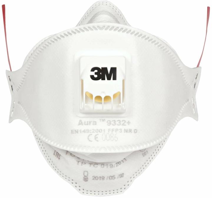 Image du produit 3M Masque de protection respiratoire, blanc (FFP3, 5 x)