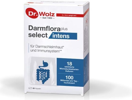 Produktbild Dr. Wolz Darmflora plus select intens (80 Stück, Kapseln, 72 g)