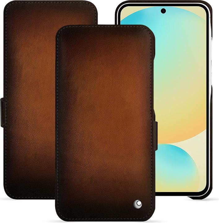 Actual product image Noreve Horizontal leather flap shell (Samsung Galaxy S24 FE)