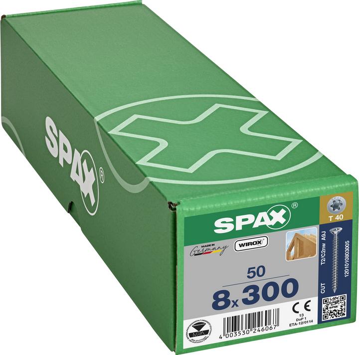 Actual product image Spax Wood construction screws (50 Screws per piece)