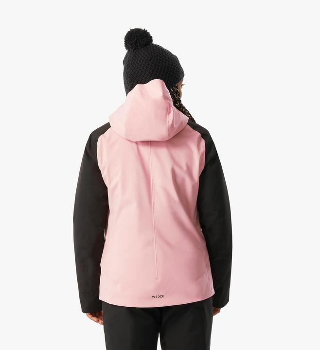 Produktbild Wedze Skijacke Damen warm wasserdicht - 500 Sport rosa/schwarz (M)