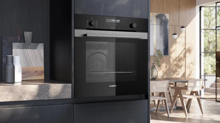 Actual product image Siemens iQ500, Einbau-Backofen, 60 x 60 cm, Edelstahl, HB378G6S3, ID HB378G6S3