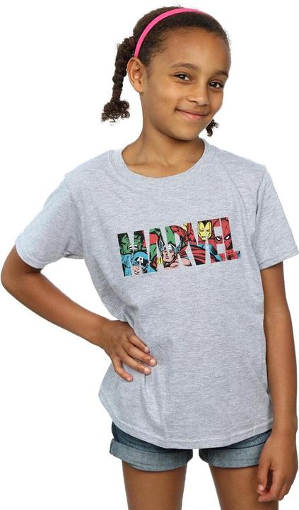 Actual product image Girls Infill Character Cotton Logo T-Shirt (140, 146)