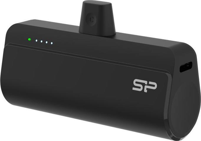 Actual product image Silicon Power Power Bank QD50 5000mAh Quick Energy, Black (5000 mAh, 20 W, 20 Wh)