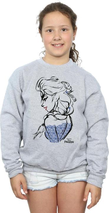 Produktbild Disney Frozen Elsa Sketch Mono Sweatshirt Mädchen (140, 146)
