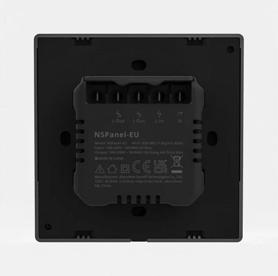 Produktbild Sonoff NSPanel Smart WiFi Wandschalter mit LED-Bedienfeld, Thermostat und Schalterfunktionen