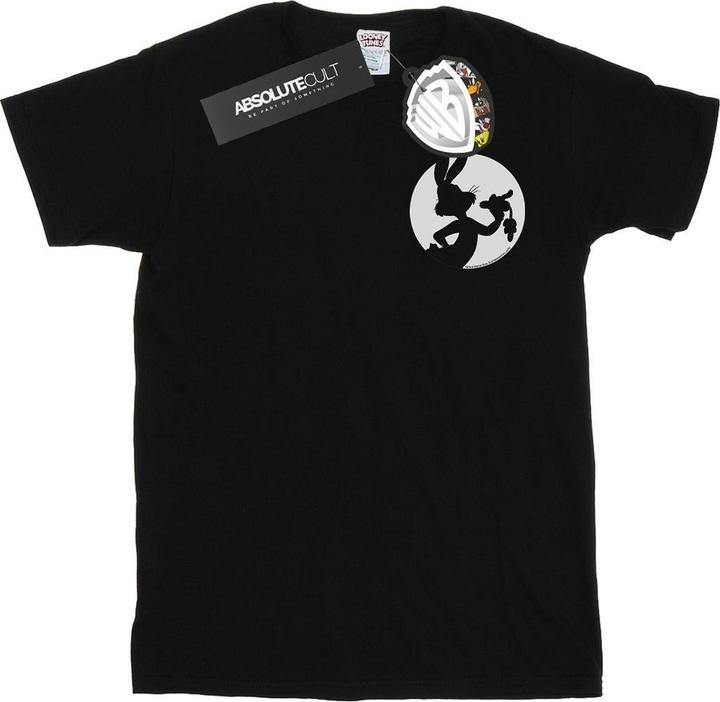 Produktbild Looney Tunes Bugs Bunny Silhouette Breast Print TShirt (S)