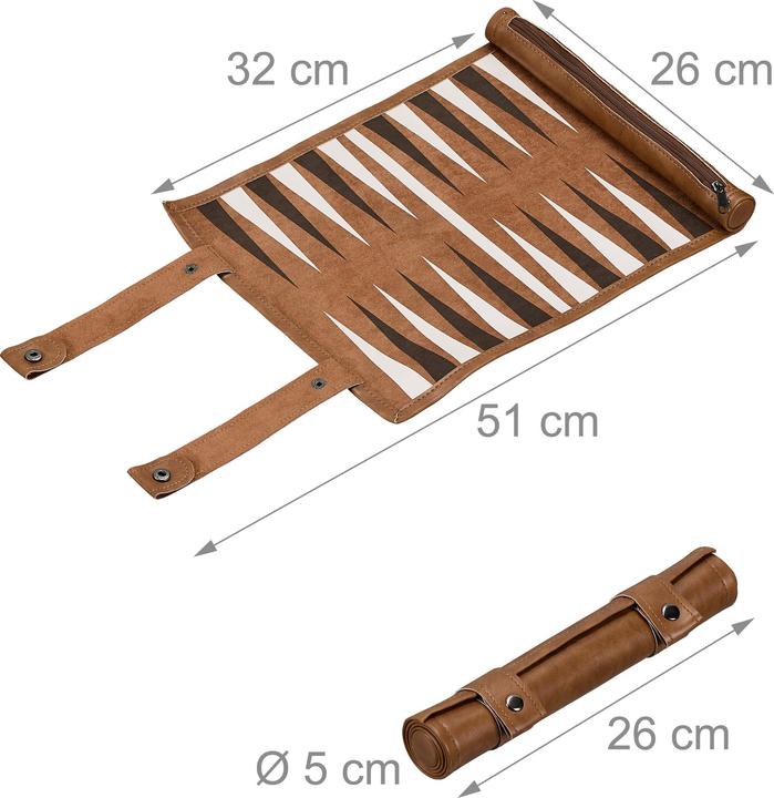 Immagine prodotto Relaxdays Backgammon da-viaggio