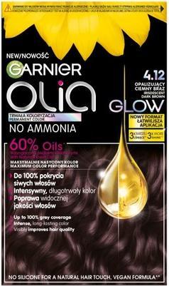 Garnier Olia Haarfarbe 412 Schillerndes Dunkelbraun (412 Irisdescent Dark Brown)