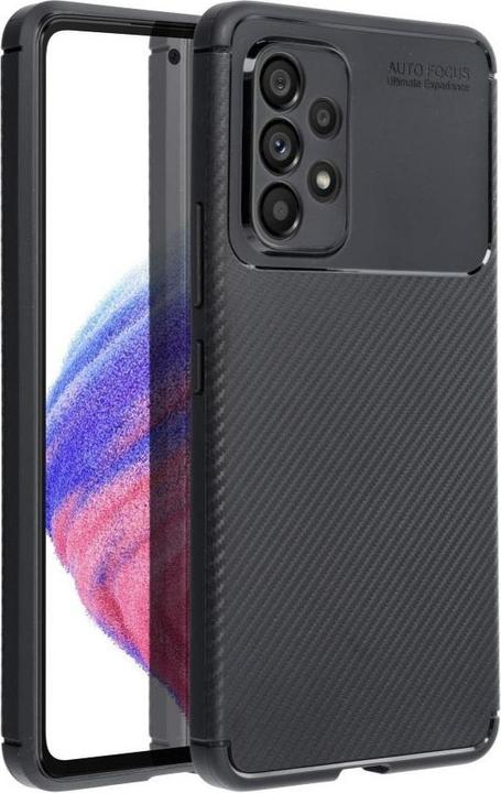 Actual product image OEM Back panel cover Case CARBON PREMIUM for SAMSUNG A34 5G black (Samsung Galaxy A34 5G)