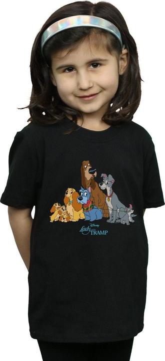 Image du produit Disney - T-shirt LADY AND THE TRAMP CLASSIC GROUP - Fille (140, 146)