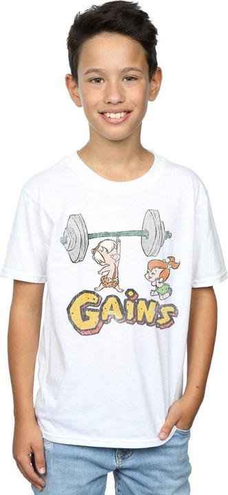 Immagine prodotto The Flintstones Bam Bam Gains Distressed Maglietta Ragazzi (140, 146)