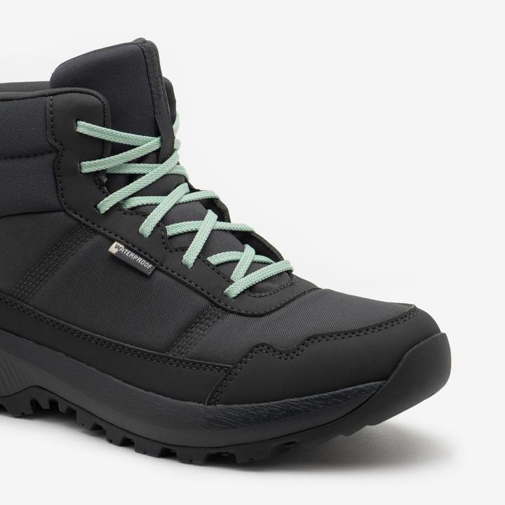 Actual product image Quechua Wanderschuhe Damen halbhoch wasserdicht - NH100 grau (40)