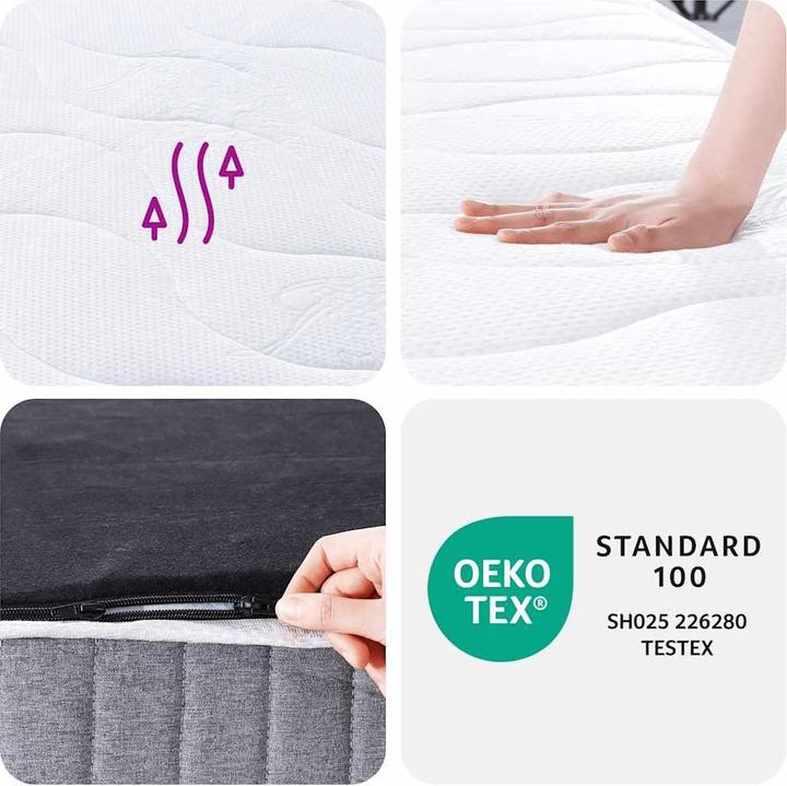 Actual product image VidaXL Jeronima (80 x 200 cm, Spring core)