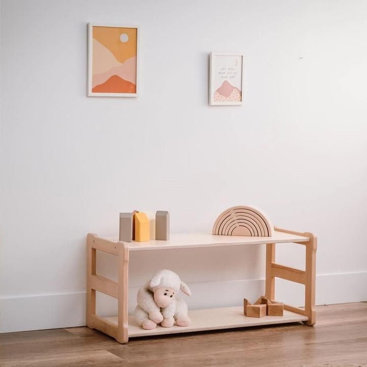 Image du produit Activity Board Ambiance Waldorf, chambre d'enfant, étagère ouverte - Naturel