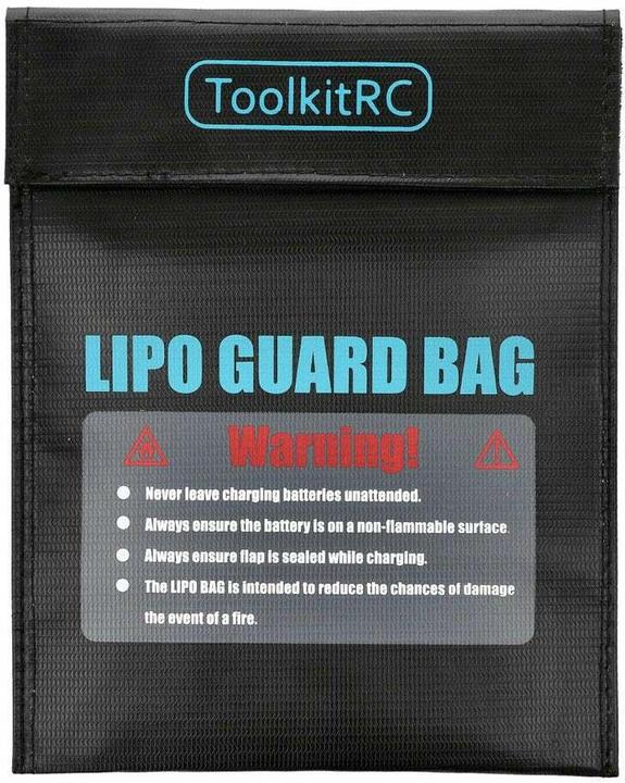 Toolkitrc Sac LiPo small 230 x 180 mm, profondeur : 230 (23 cm, 18 cm)