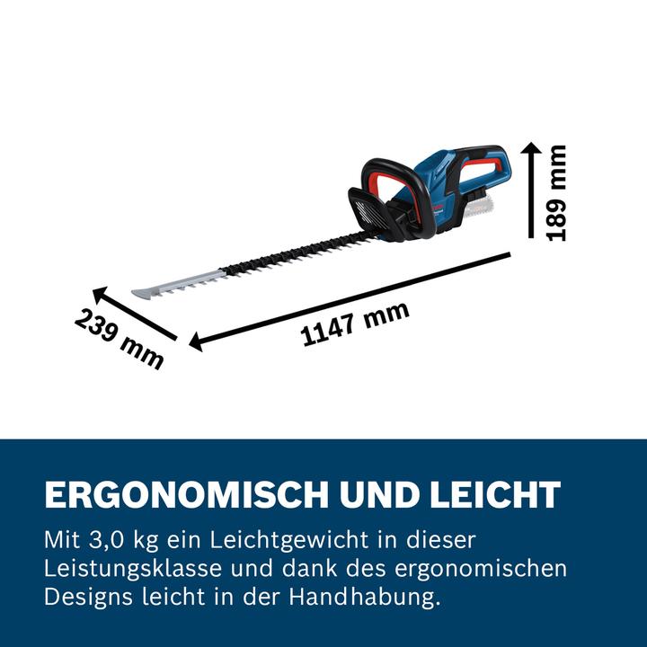 Image du produit Bosch Professional GHE 18V-60 Professional (Taille-haies sans fil)