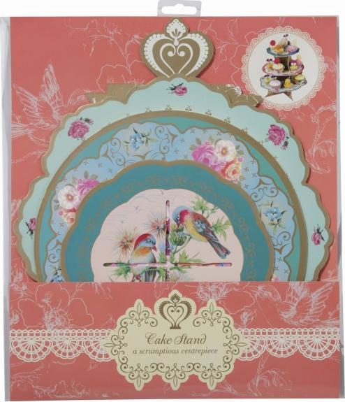 Actual product image TALKING TABLES Truly Scrumptious Cake Stand Flowers